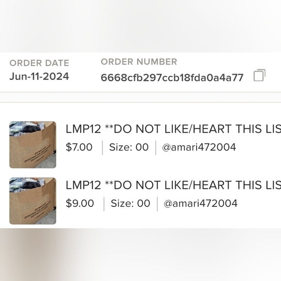 Just for amari472004 $23 - Picture 1 of 2
